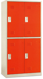 鋼製四人內務櫃