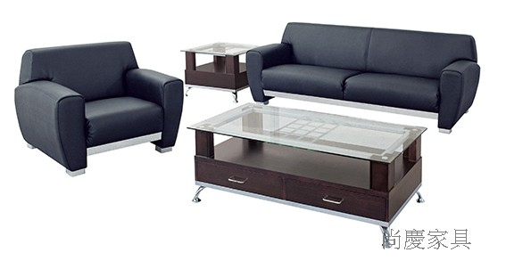 SCS-587透氣皮沙發(3+2+1)