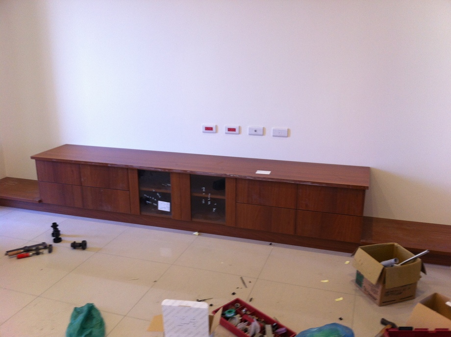 木製系統電視櫃造型