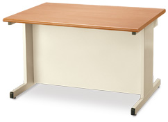 鋼製木紋面洽談桌