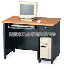 鋼製主機筒式電腦桌