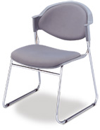 電鍍布面洽談椅