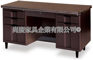 鋼製5尺港輪桌(附玻璃)