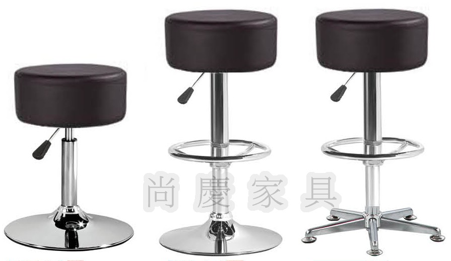 班杰特黑皮吧檯椅