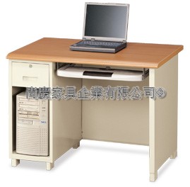 鋼製主機筒式電腦桌