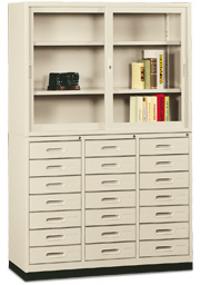 鋼製4*6尺中21屜書櫃