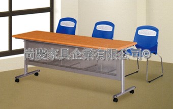 木紋面掀合式會議桌