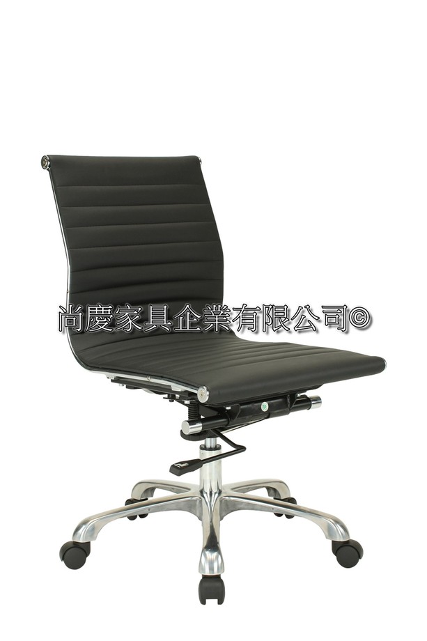 愛馬士電鍍低背網椅