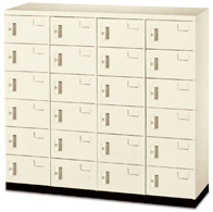 鋼製24人份鞋櫃+中格