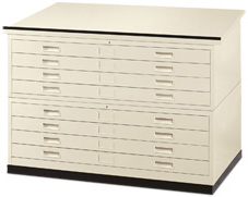 鋼製看台型重型上下圖櫃