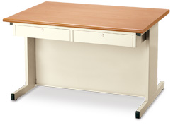 鋼製木紋面業務桌