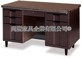 鋼製4尺港輪桌(附玻璃)