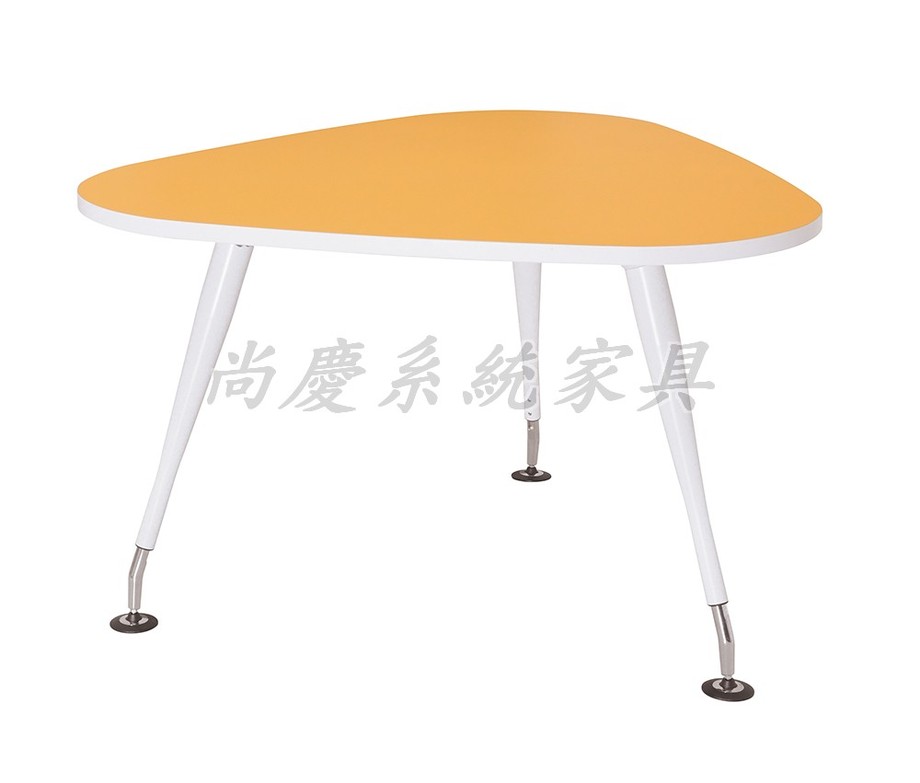 糖果色三角洽談桌