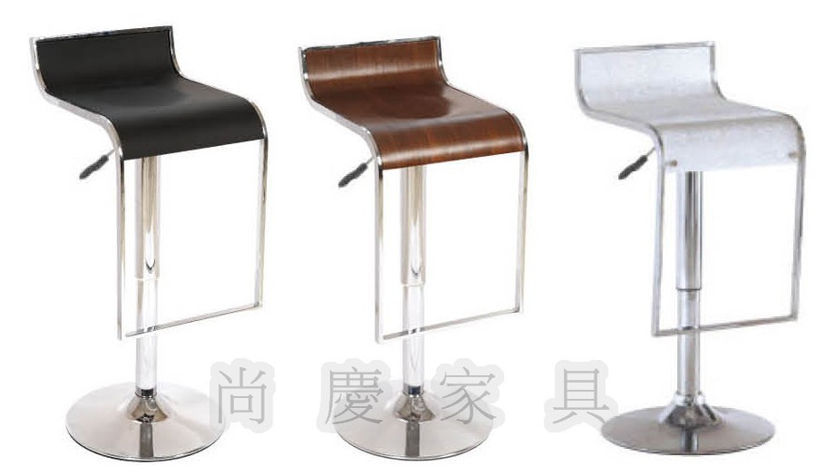 波比曲木/塑鋼吧檯椅