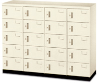 鋼製20人份鞋櫃+中格