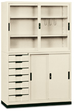 4*6尺邊七屜書櫃