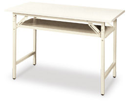 鋼製PU邊白面折合式會議桌