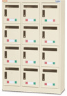 鋼製十二格信箱置物櫃