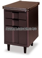 鋼製港輪邊桌(附玻璃)