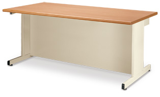 鋼製木紋面洽談桌