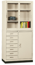 鋼製3*6尺邊七屜書櫃