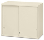 可連結鋼製公文櫃C-AS-2U(鐵拉門上置式)