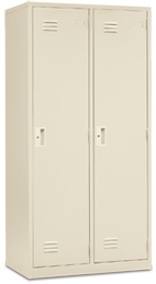 鋼製二人內務櫃(塵板式)