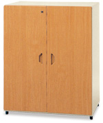 鋼木開門三層式牆櫃