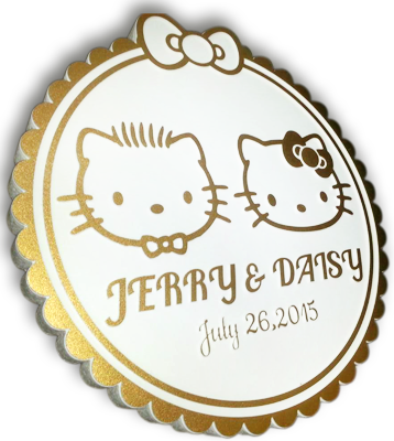 珍珠板立體字+大圖