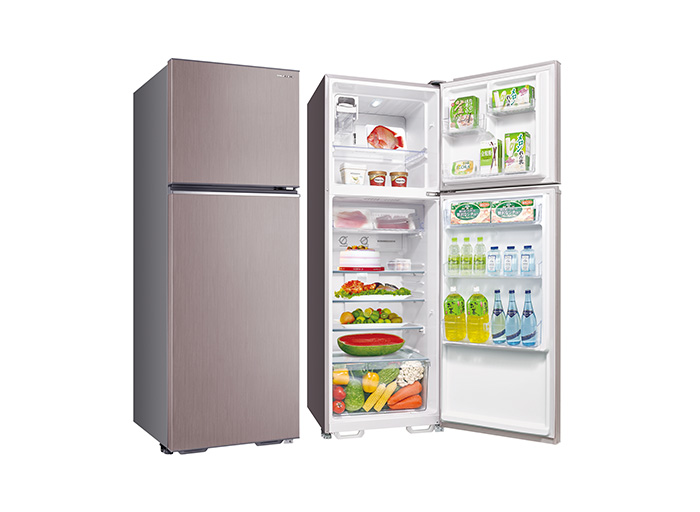 采晶鏡面鋼板變頻冰箱380L