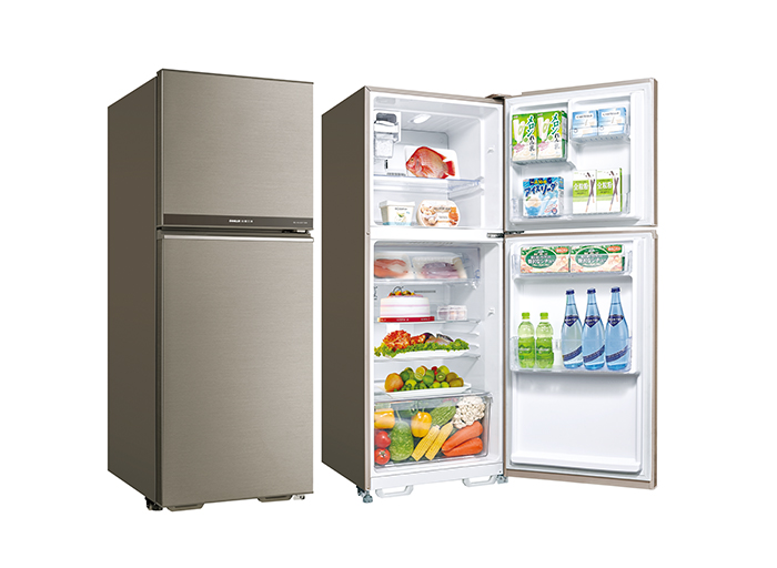 采晶鏡面鋼板變頻冰箱321L