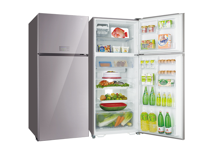 采晶玻璃鏡面變頻冰箱480L