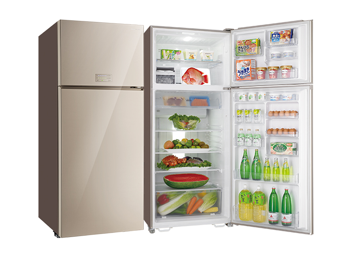 采晶玻璃鏡面變頻冰箱533L