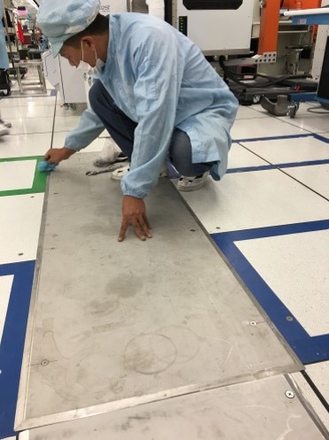 無塵室鋼板舖設工程