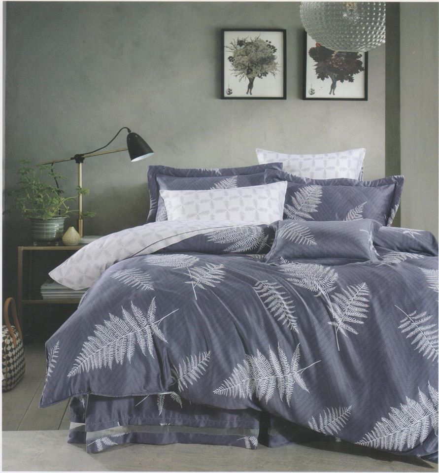 100%天絲(床包+兩用被)，(七件式床組)