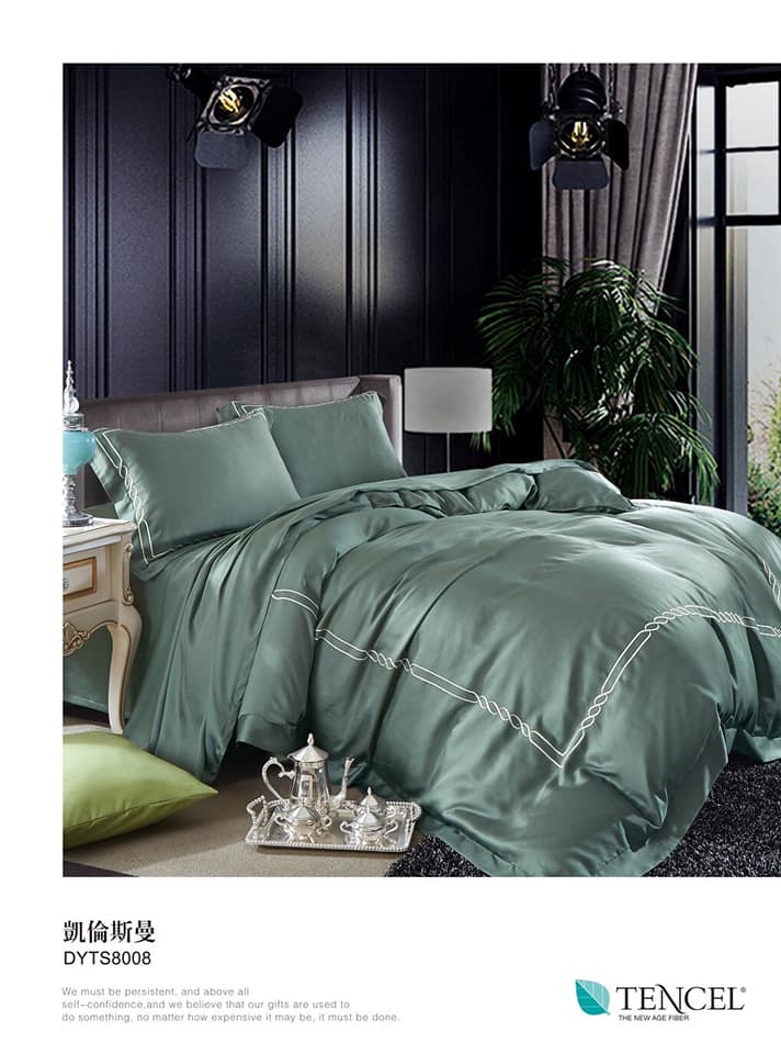 100%天絲(60s)床包+兩用被床組