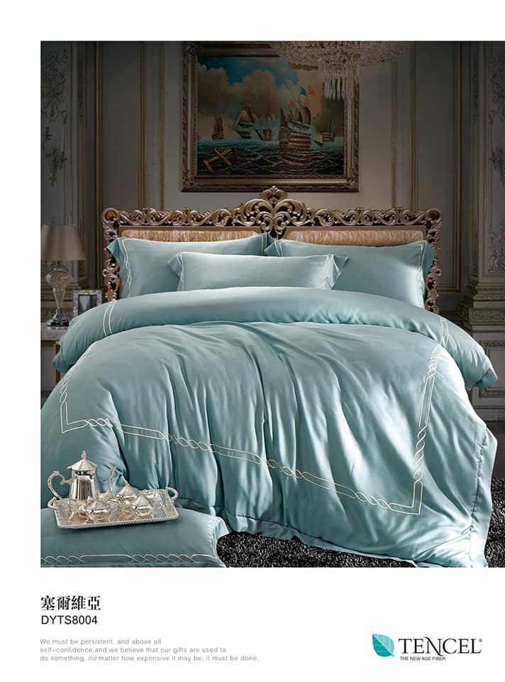 100%天絲(60s)床包+兩用被床組