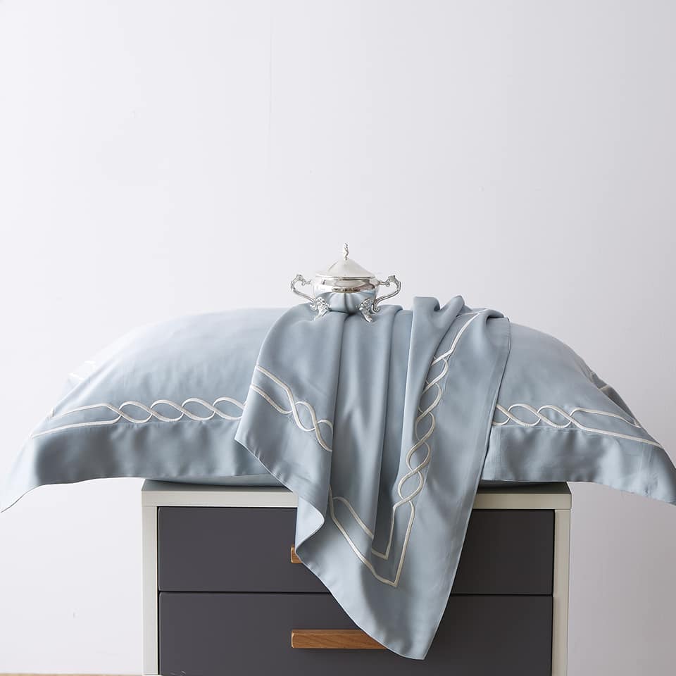 100%天絲(60s)床包+兩用被床組