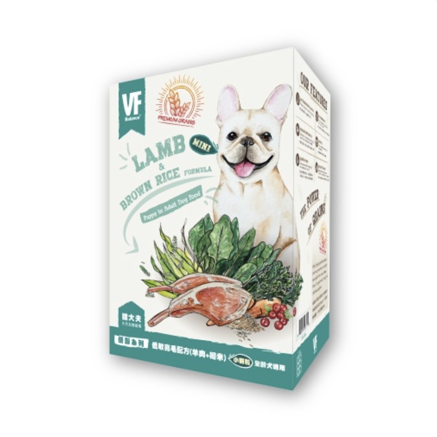 魏大夫低敏亮毛小顆粒羊肉+米 