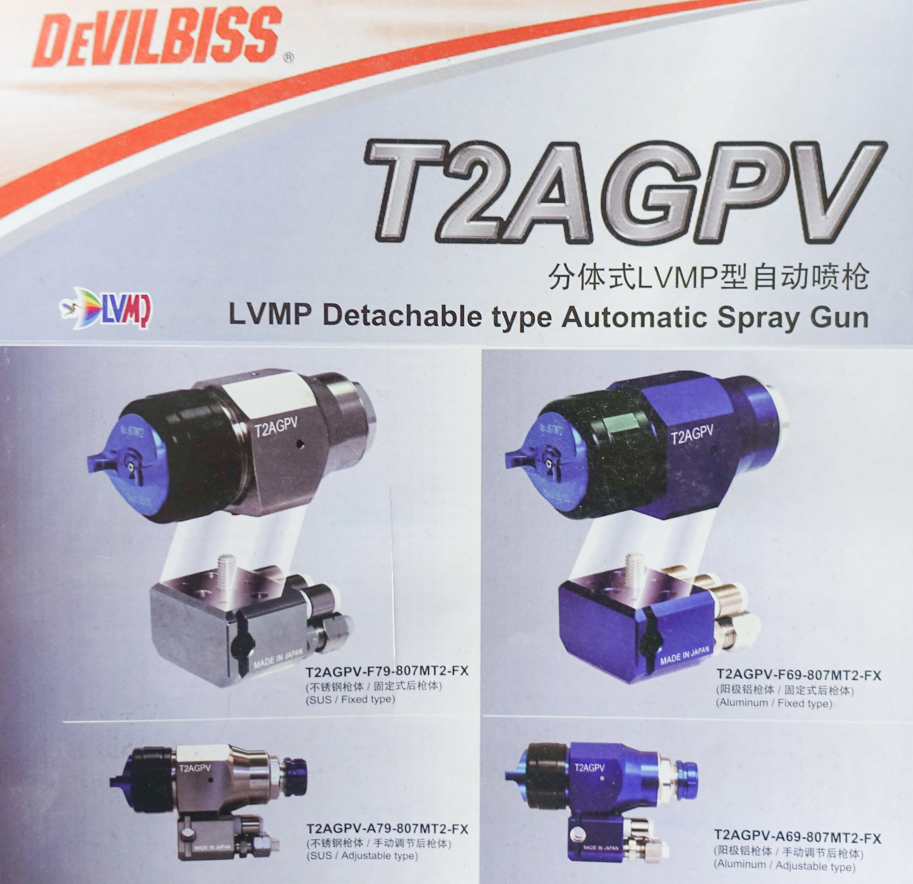 LVMP型T2AGPV分體式自動噴槍