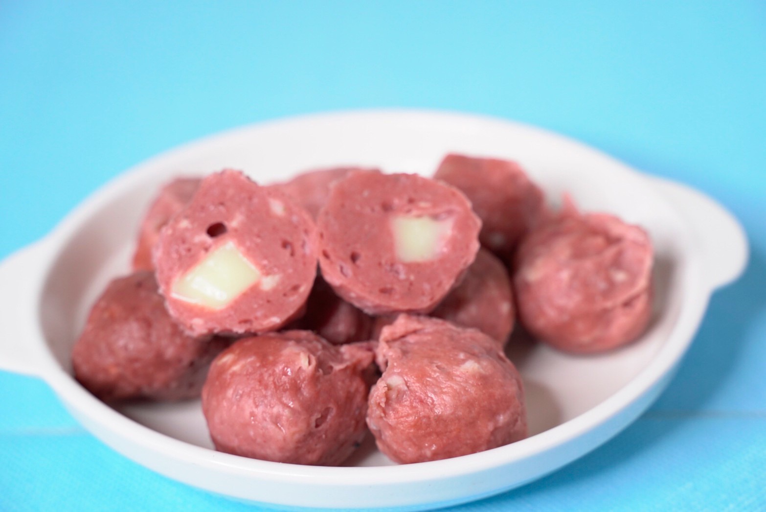 高雄上丸魚丸-馬卡龍魚丸(紅麴起司)