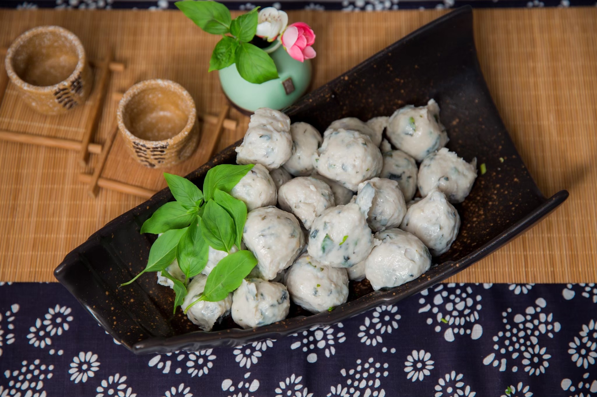 虱目魚丸(九層塔口味)(半斤裝)