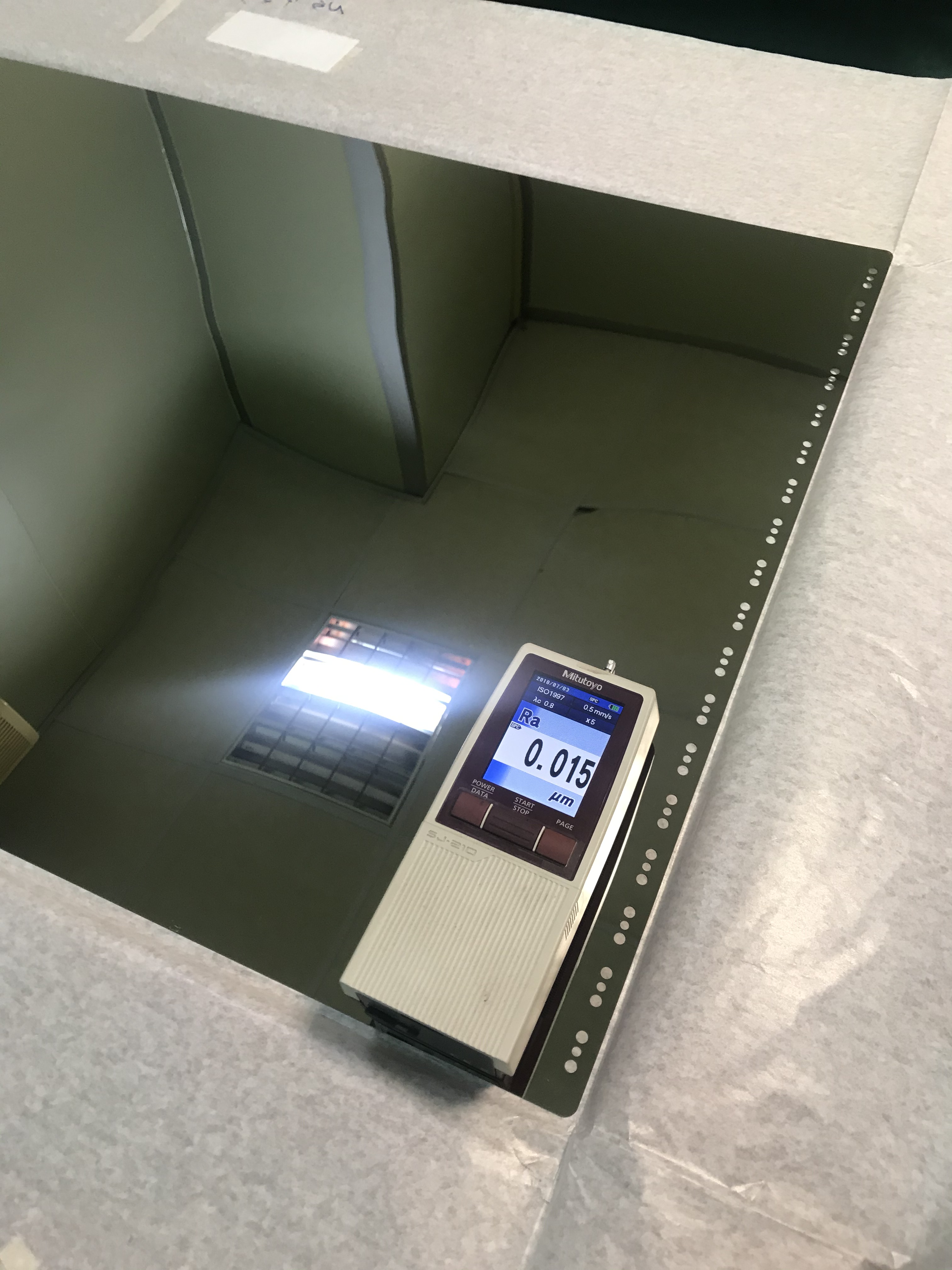 2.鏡面拋光~粗糙度0.015um