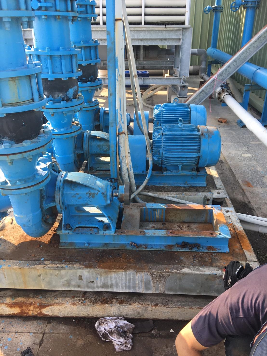 15HP聯軸式永大泵浦(更換機械軸封及軸承及線圈繞組)