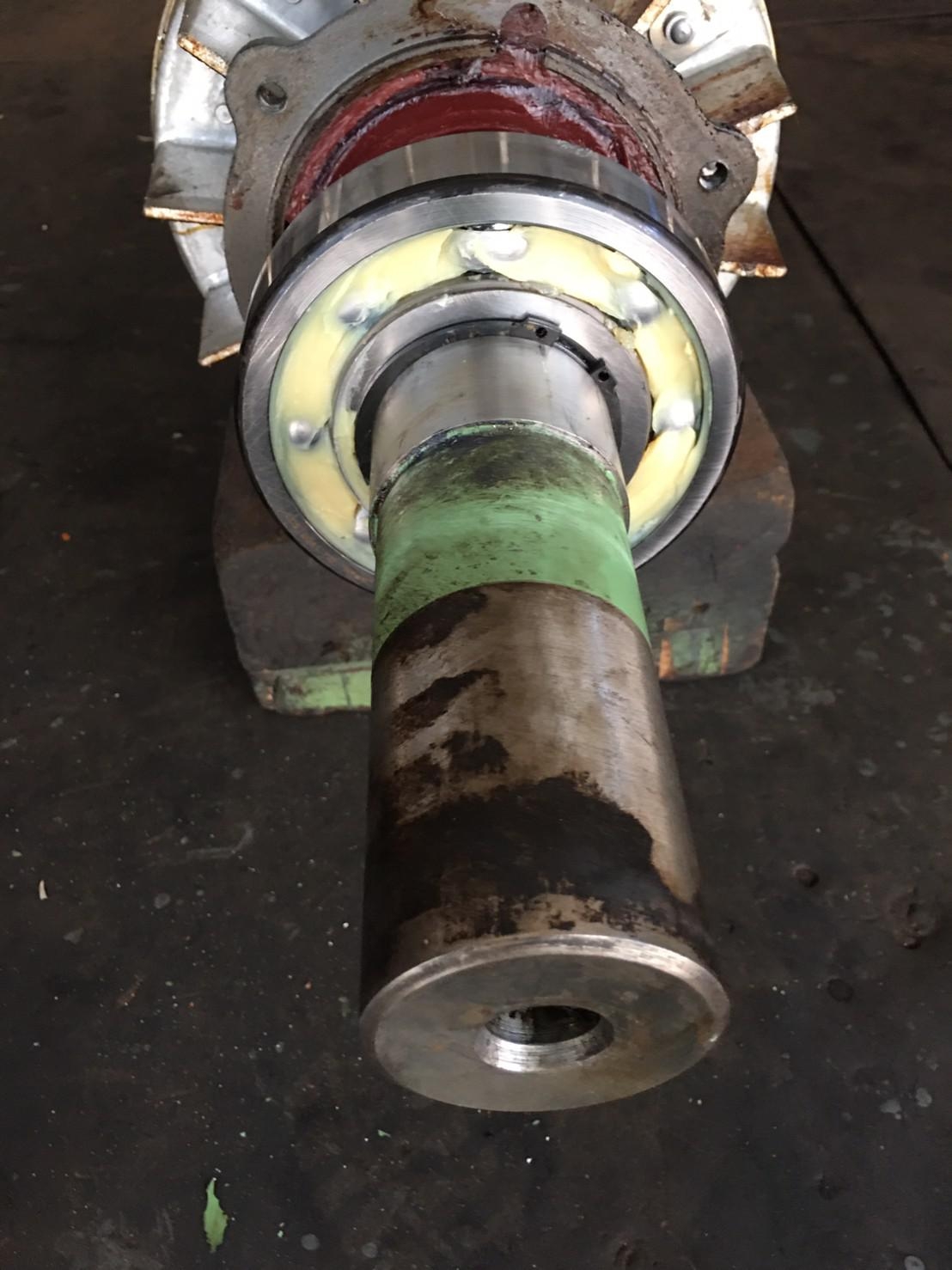 75HP馬達重新整理(重繞線圈及馬達軸承及電木版改善及線圈絕緣度加強)