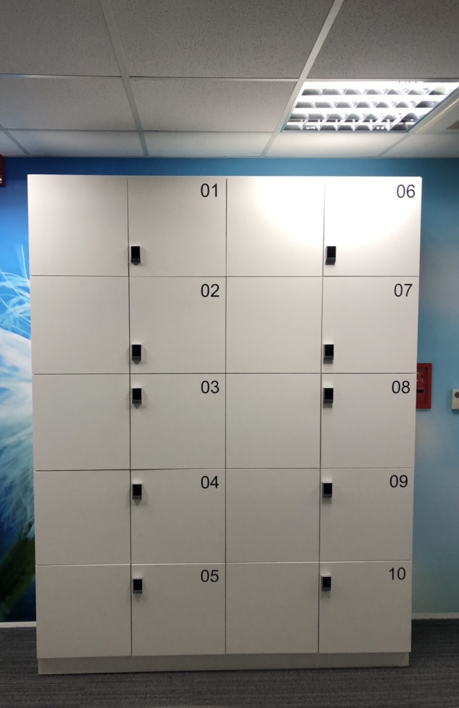 SDWP-001密碼式電子儲櫃鎖安裝實例