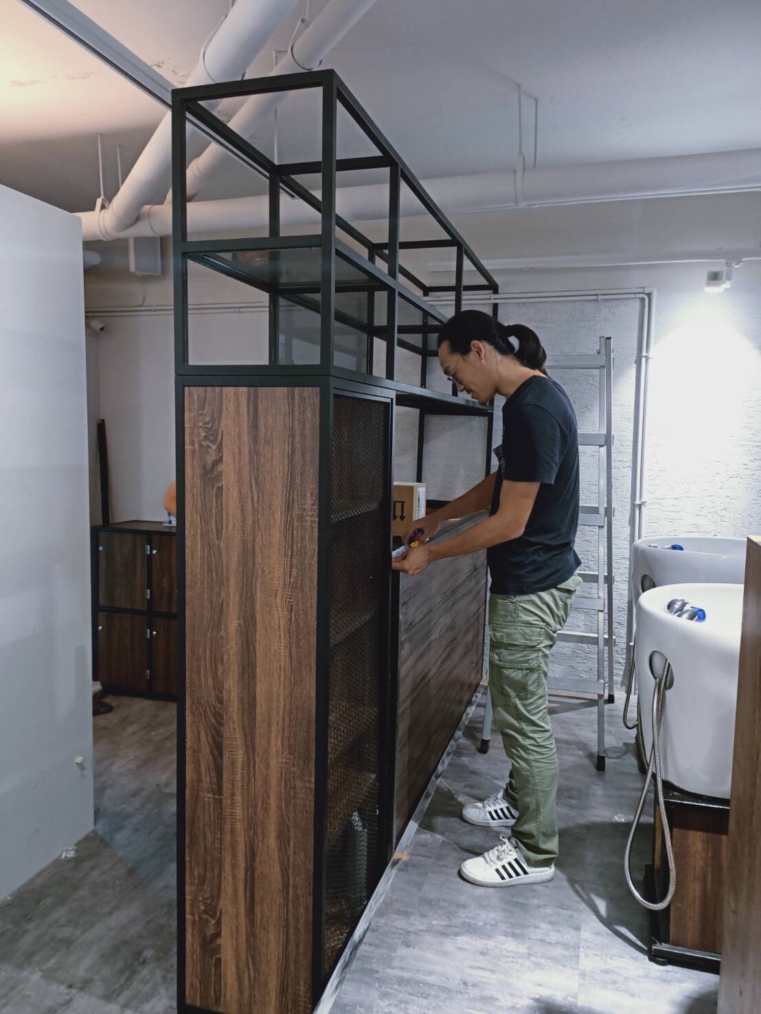 客製化鐵件-收納置物櫃、造型書櫃