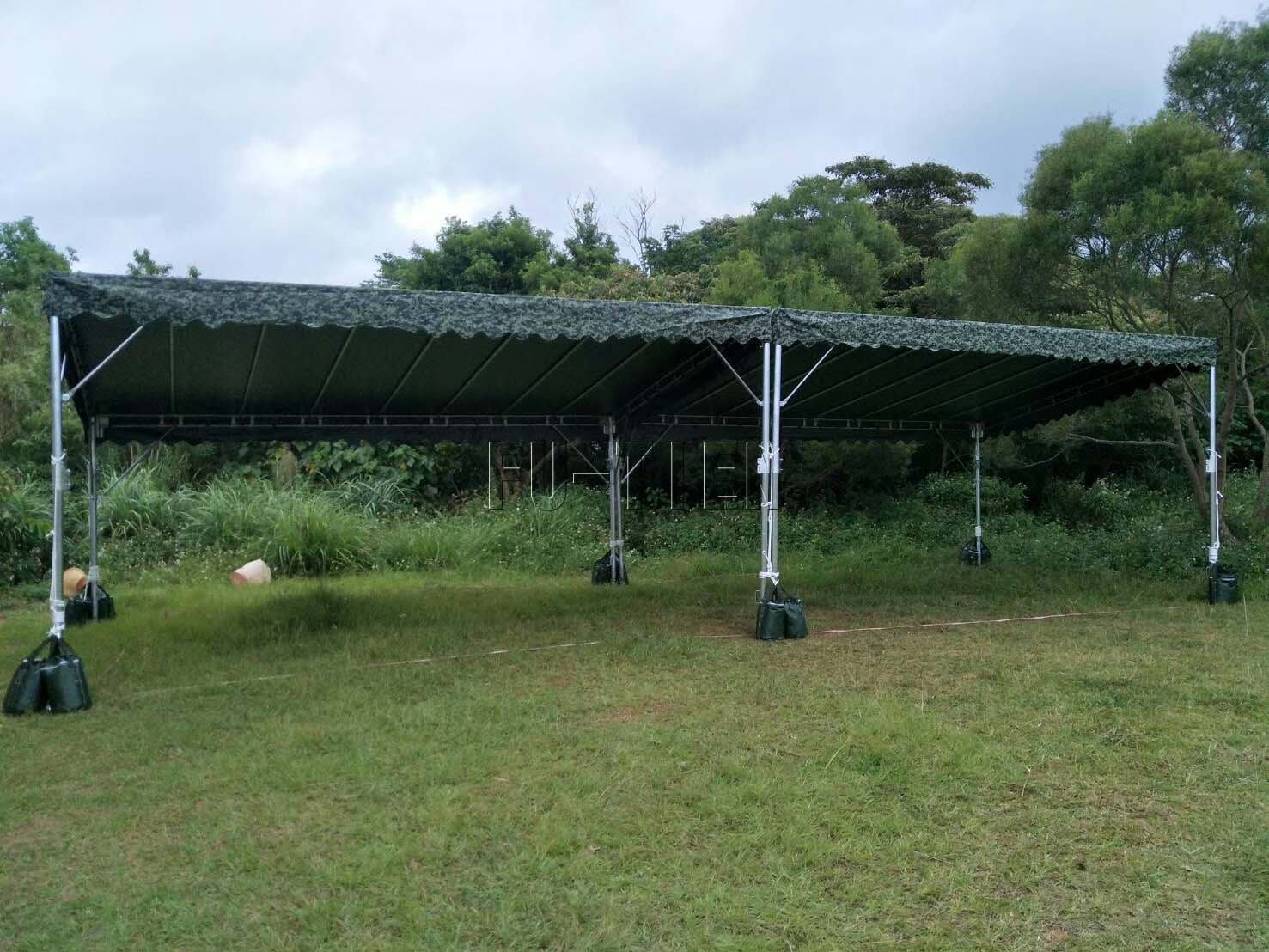 鈄頂帳篷，陸軍迷彩