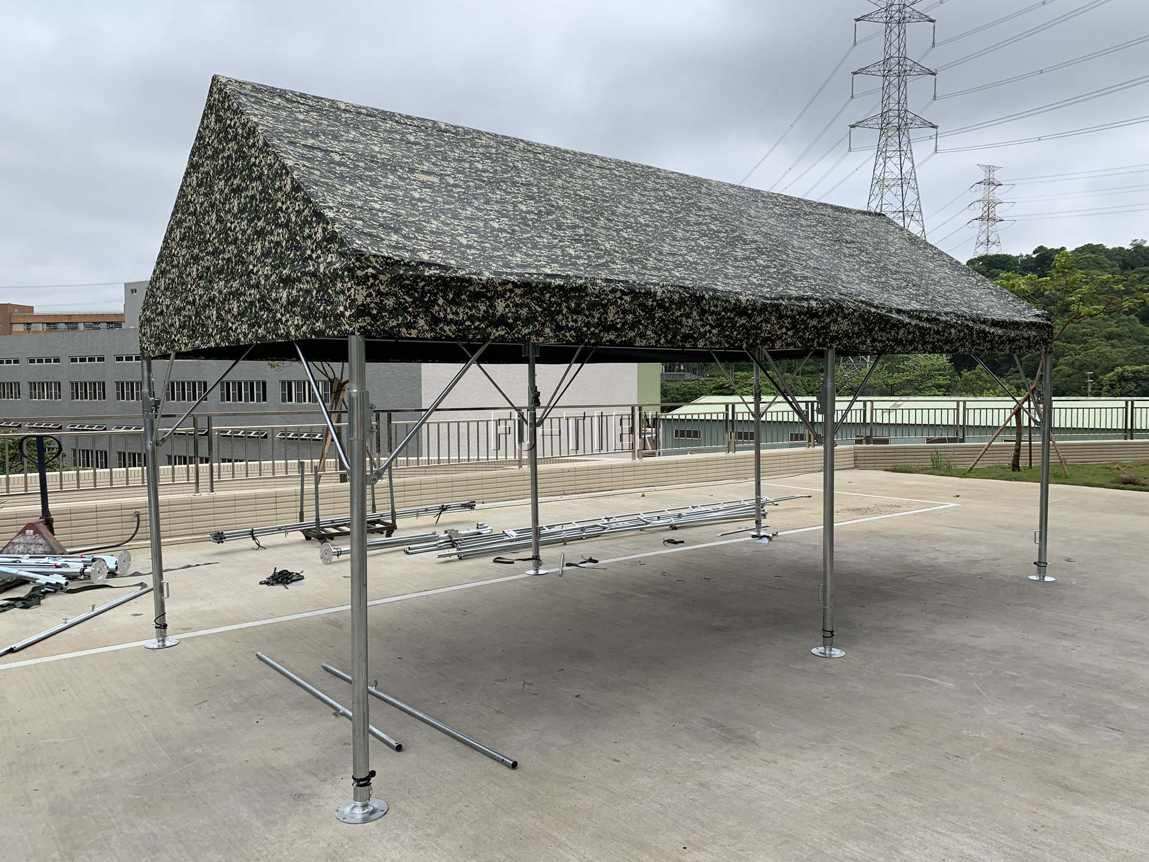 迷彩3Mx9M力霸屋型帳