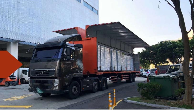 43T氣墊鷗翼聯結車